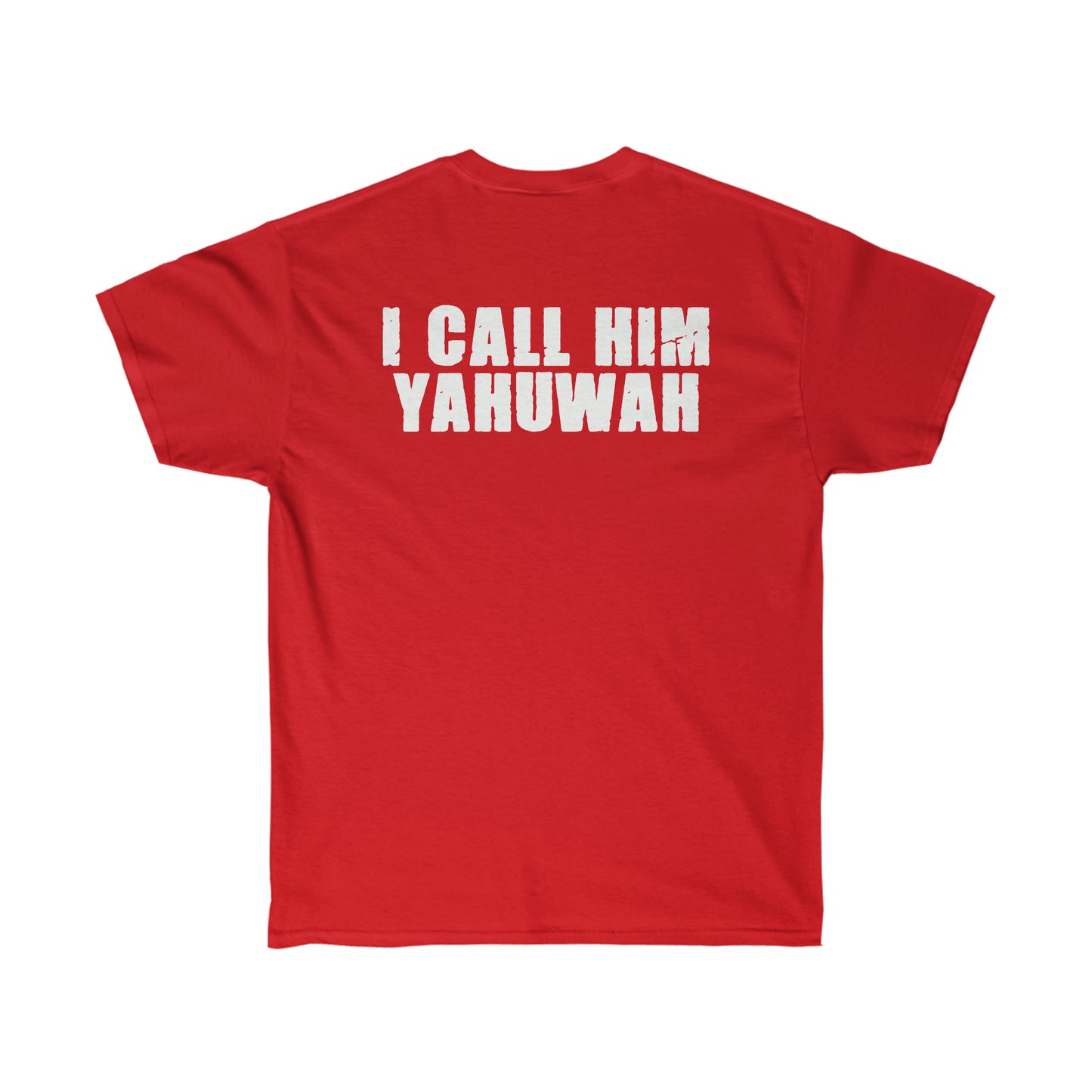 I KNOW MY FATHER in White Letter Unisex T-shirt
