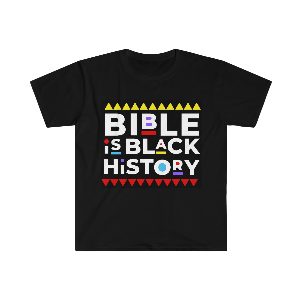 Unisex Softstyle T-Shirt | Bible Is Black History