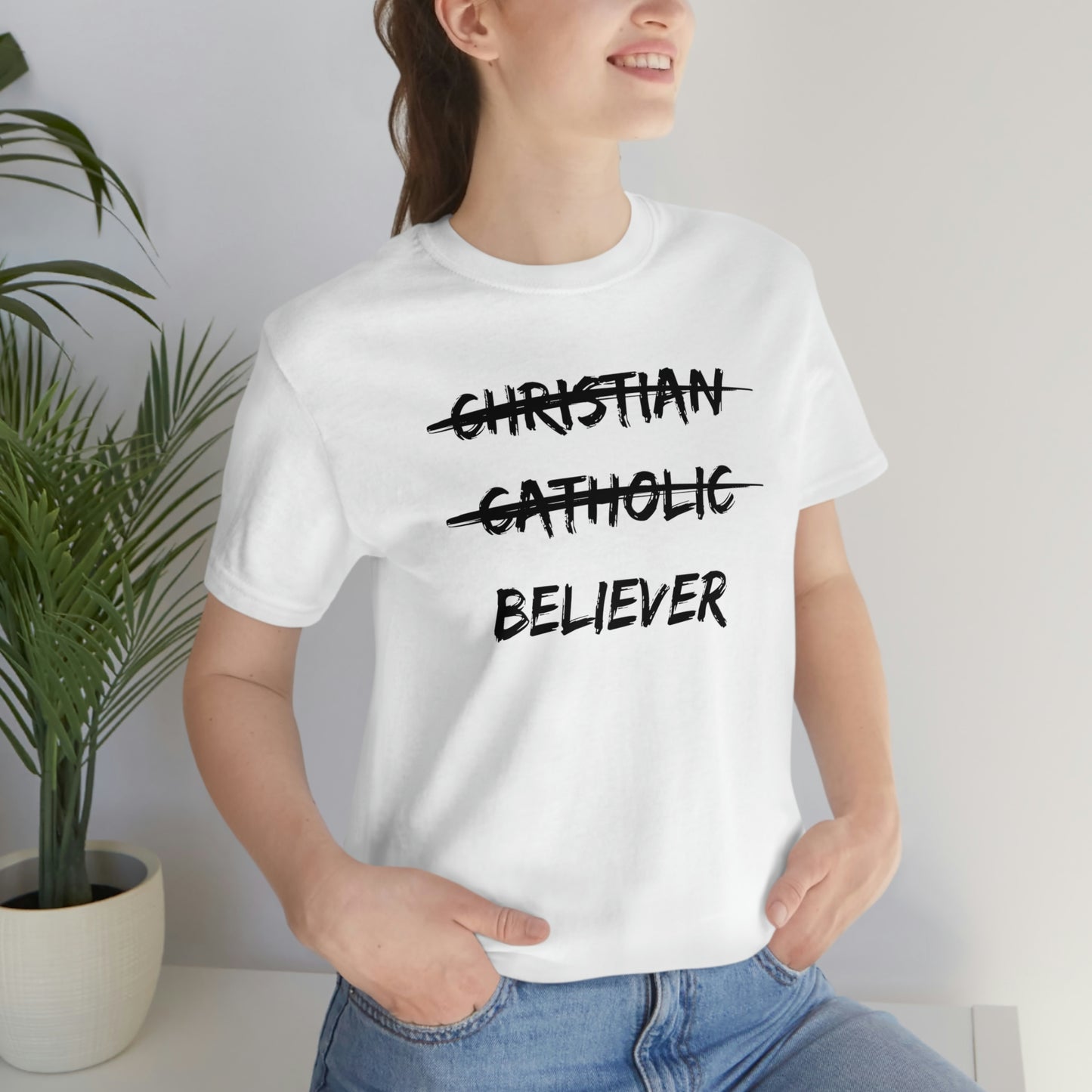 BELIEVER Unisex Jersey Short Sleeve Tee
