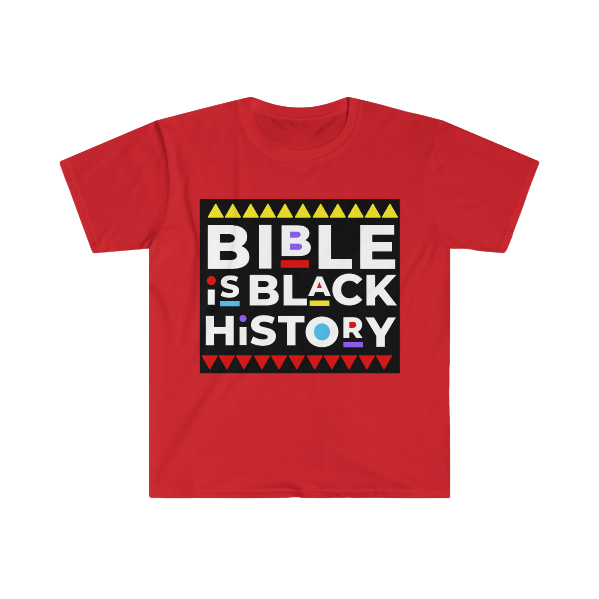 Unisex Softstyle T-Shirt | Bible Is Black History