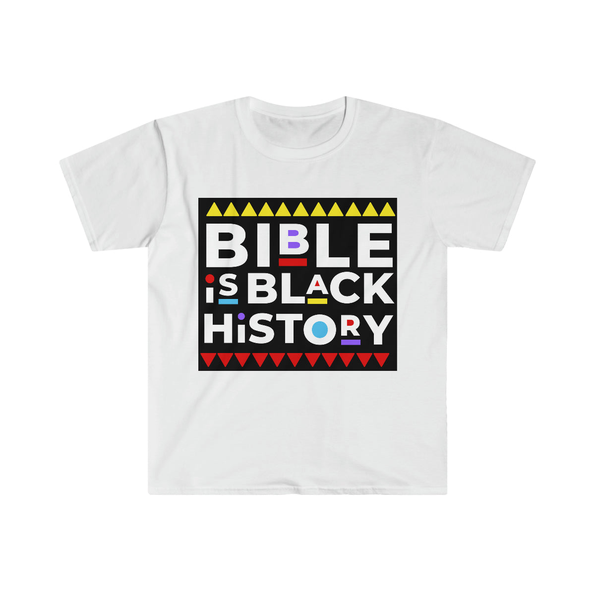 Unisex Softstyle T-Shirt | Bible Is Black History