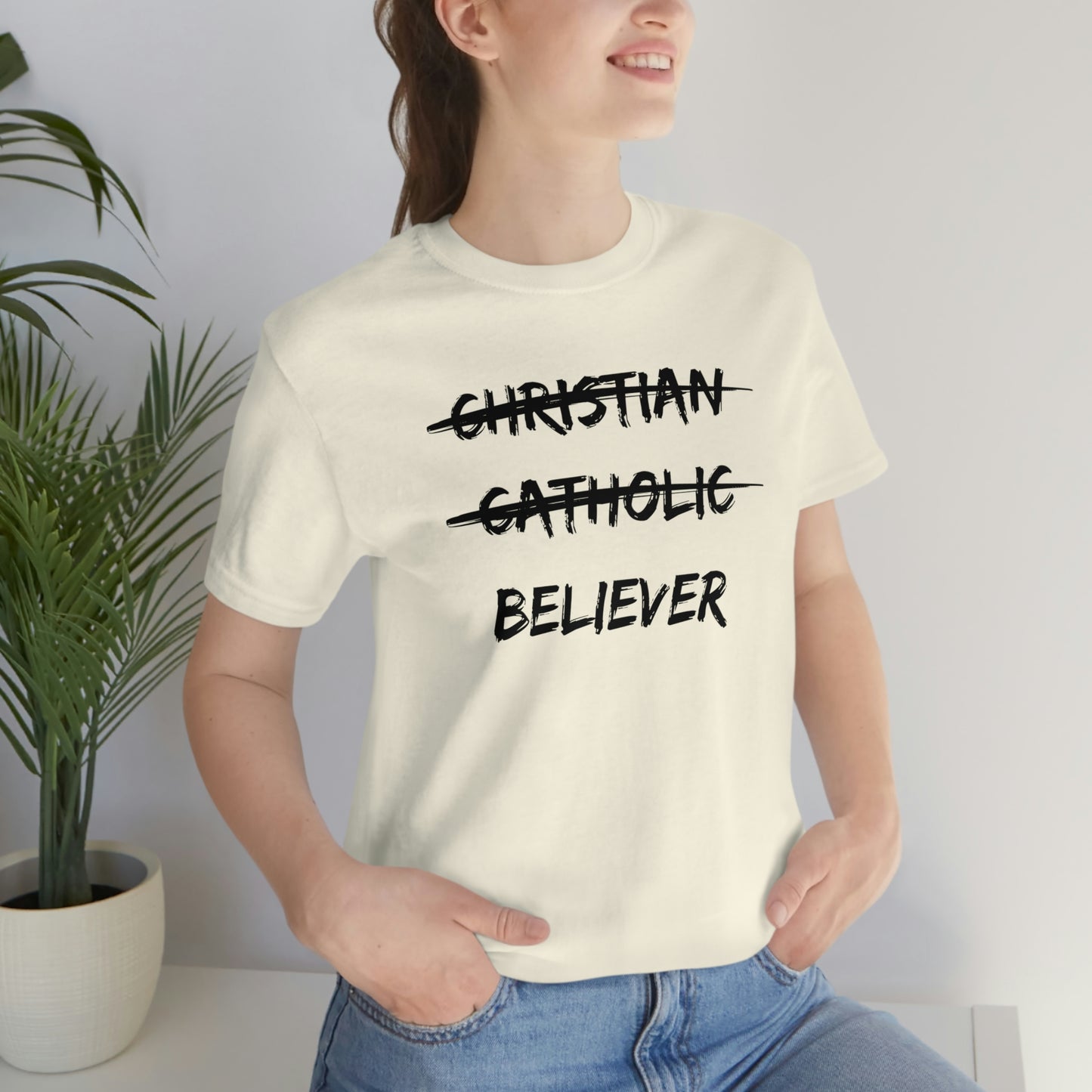BELIEVER Unisex Jersey Short Sleeve Tee