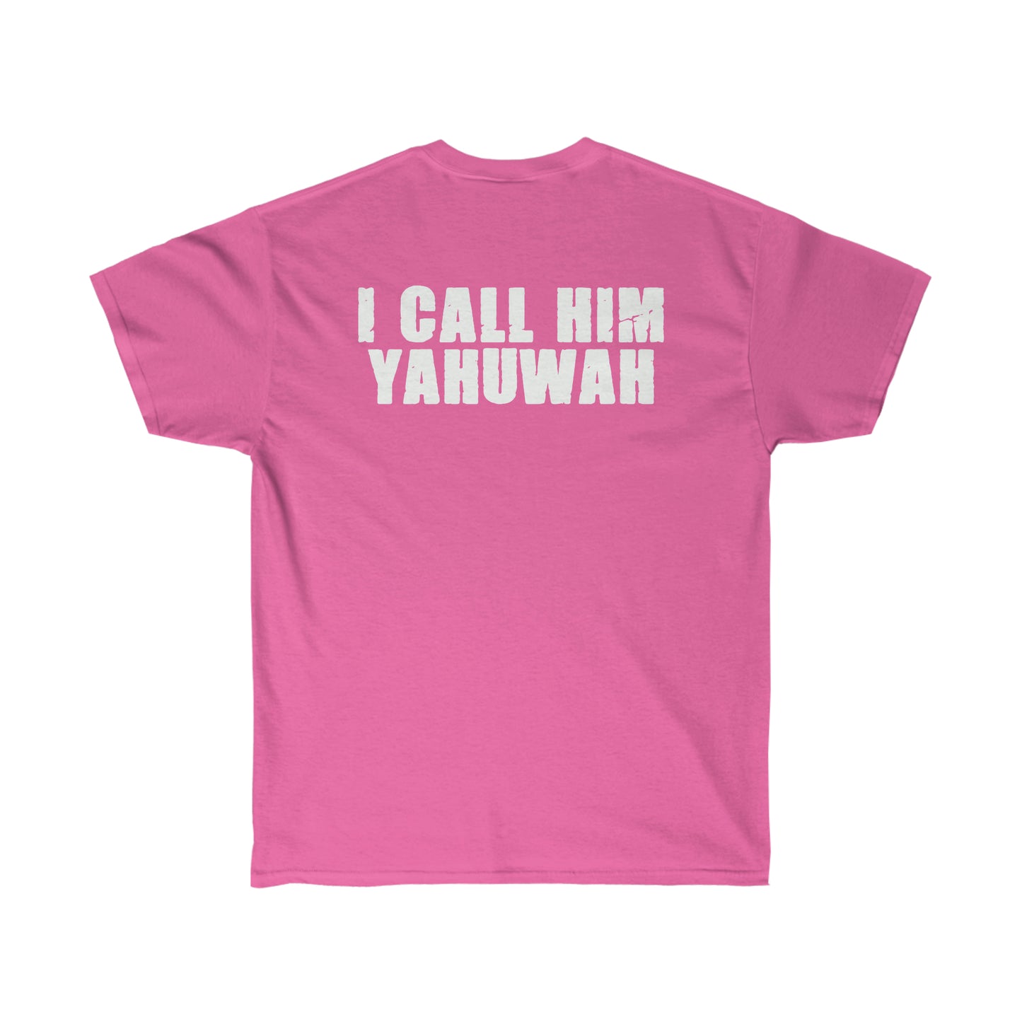 I KNOW MY FATHER in White Letter Unisex T-shirt