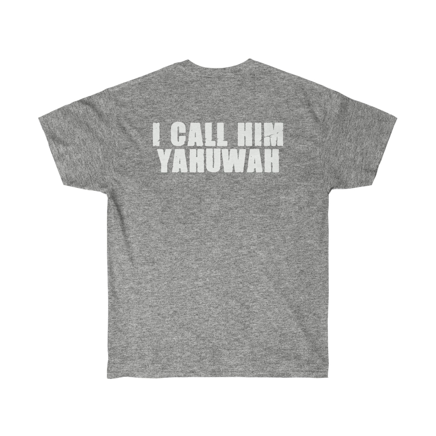 I KNOW MY FATHER in White Letter Unisex T-shirt