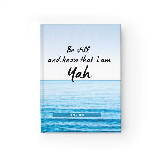 Be Still and Know Hardcover Prayer Journal Notebook - Ruled Line