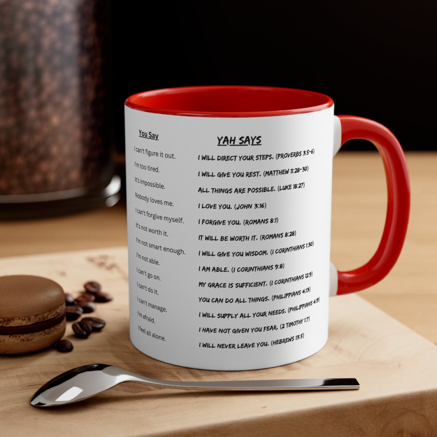 YAH SAYS 11oz Accent Coffee Mug