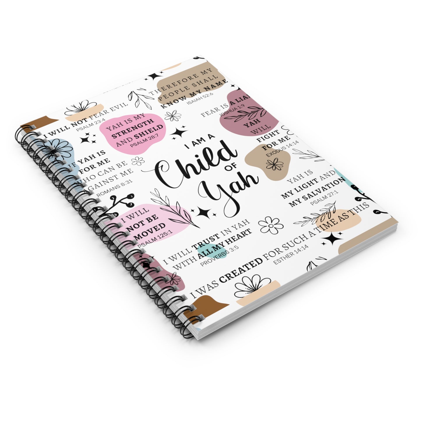 Child of YAH Prayer Journal Spiral Notebook