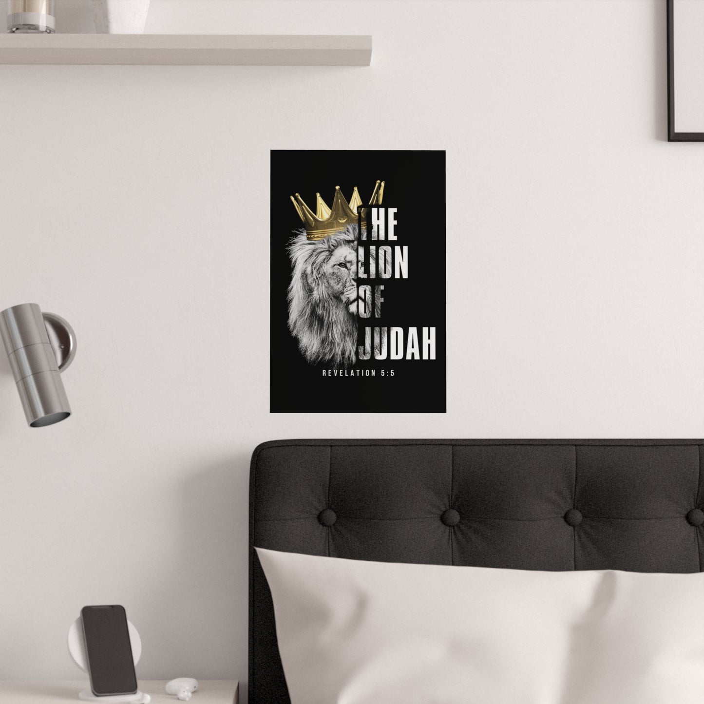 THE LION OF JUDAH Satin Poster