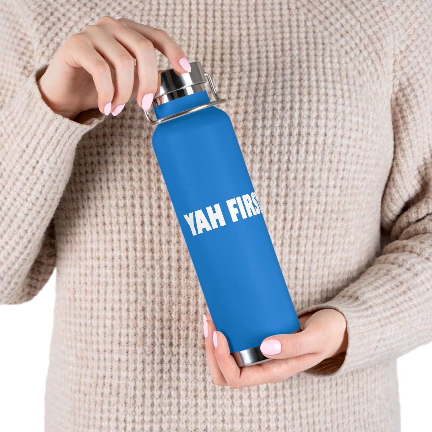 YAH FIRST 22oz Copper Vacuum Insulated Bottle