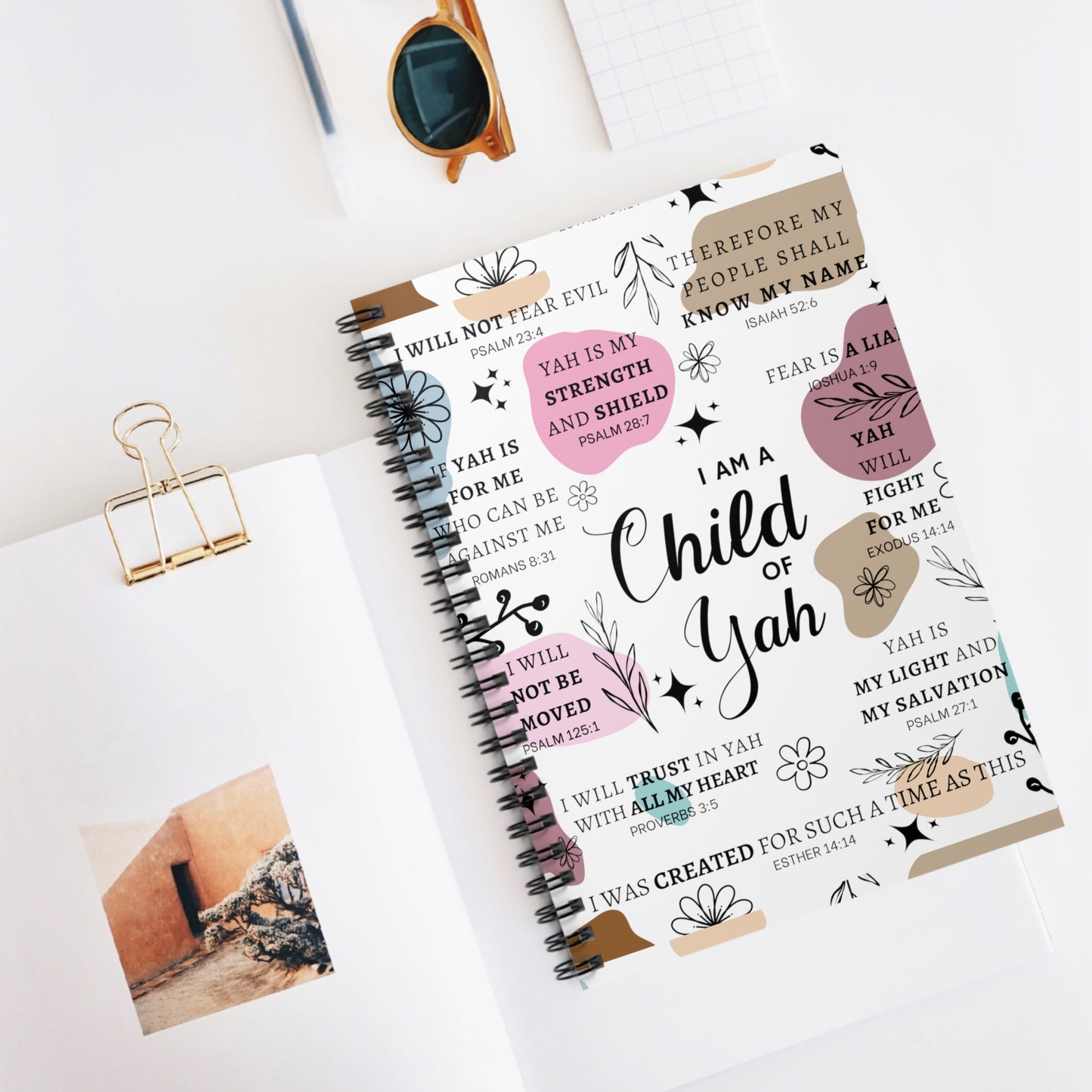 Child of YAH Prayer Journal Spiral Notebook