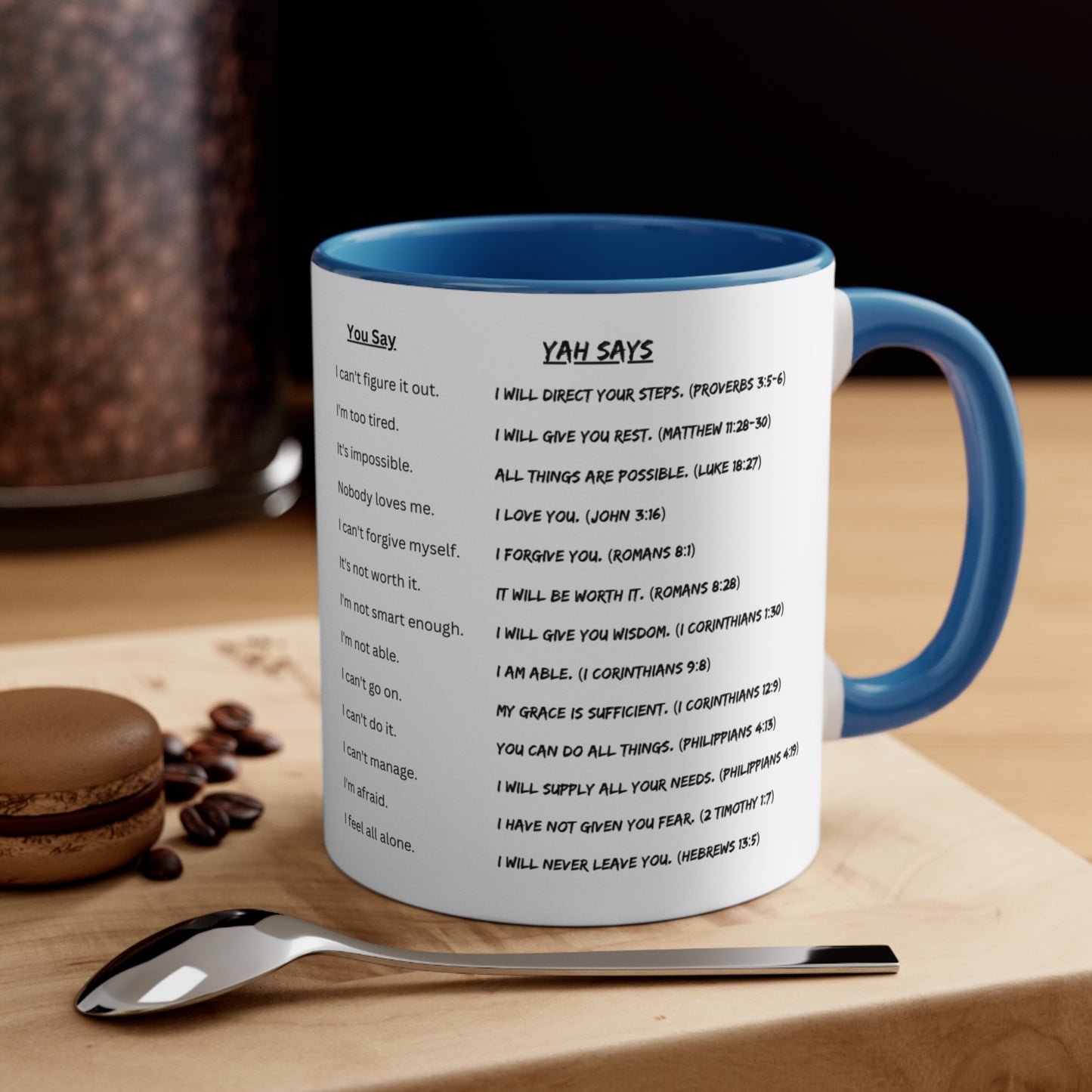 YAH SAYS 11oz Accent Coffee Mug