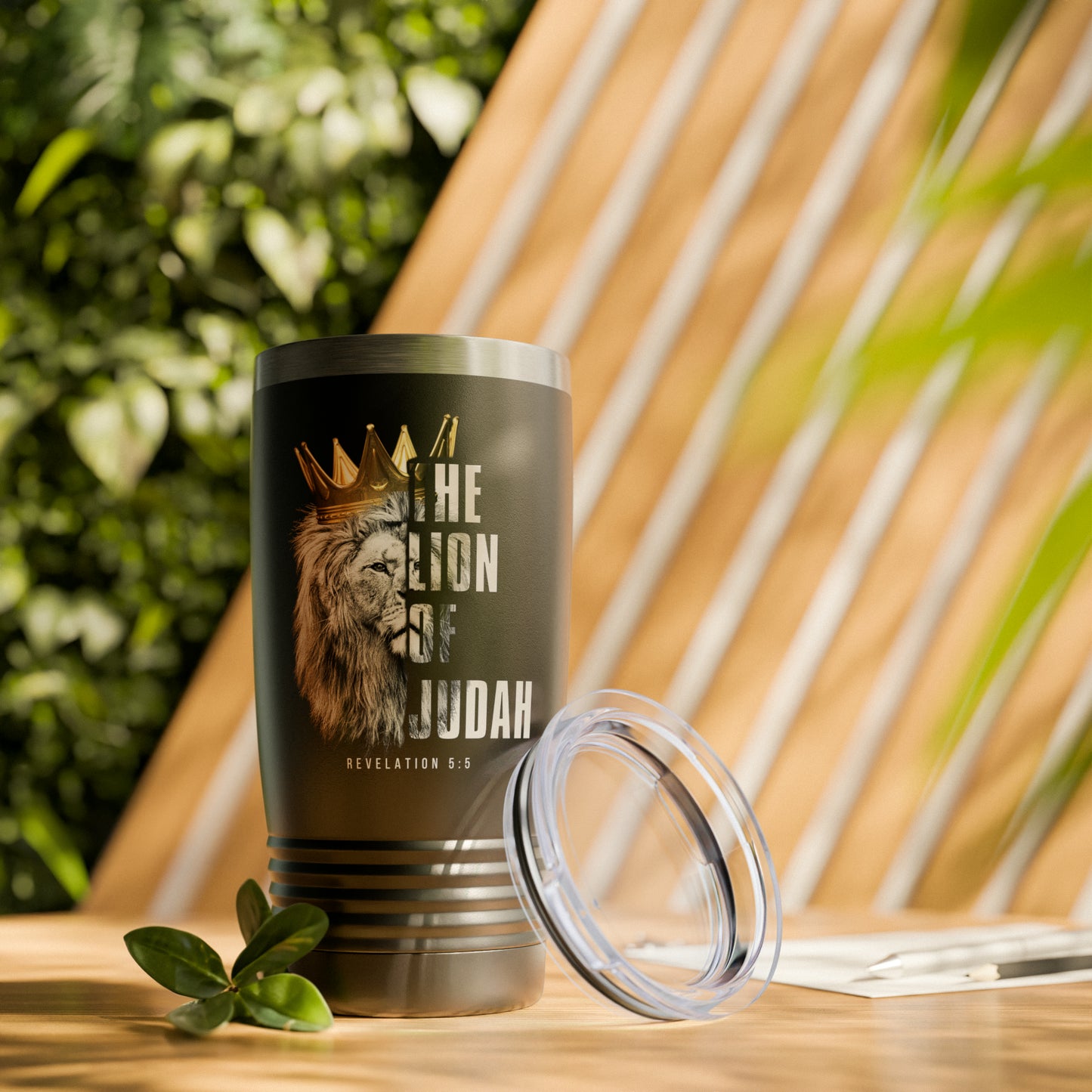 Black Lion of Judah 20oz Ringneck Tumbler