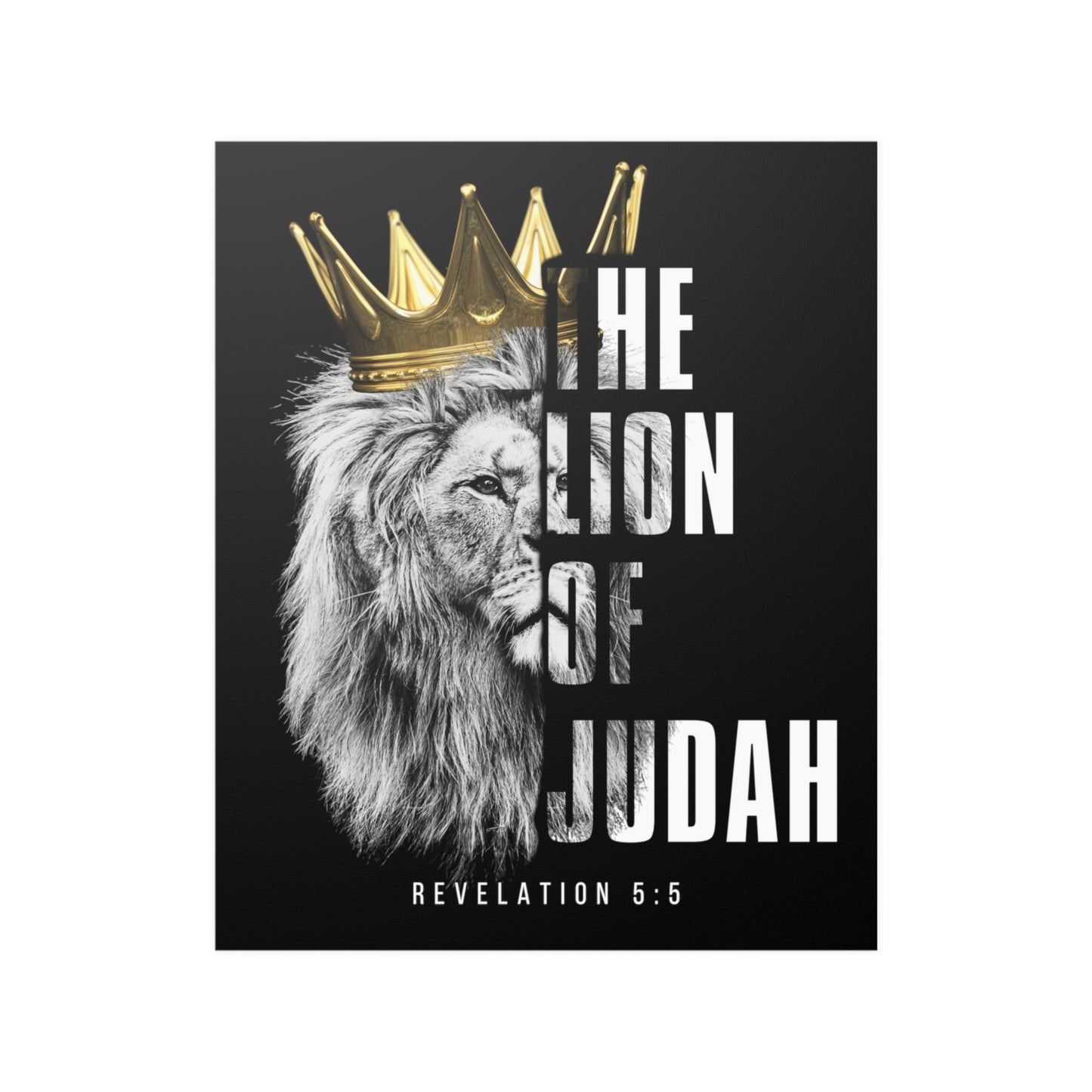 THE LION OF JUDAH Satin Poster