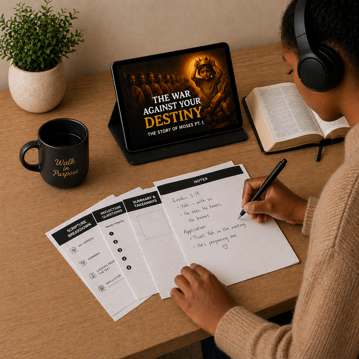 The War Against Your Destiny | The Story of Moses pt. 1 | Lesson Study Guide + Scripture Study + Audio MP3 + Lesson Transcript PDF Download