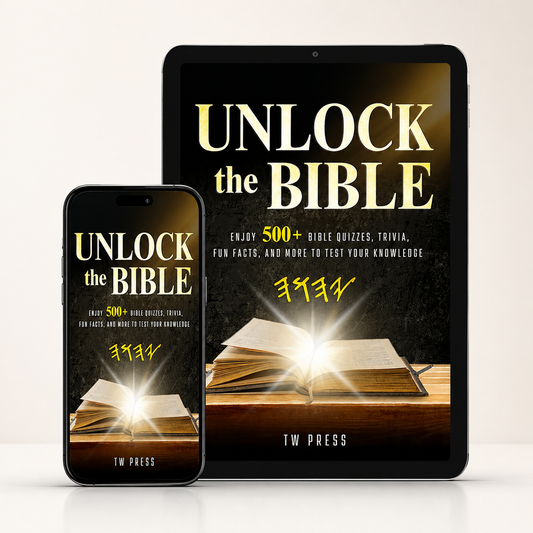 Unlock the Bible (Digital Download) – 500+ Bible Quizzes, Trivia & Fun Facts to Test Your Knowledge Instantly