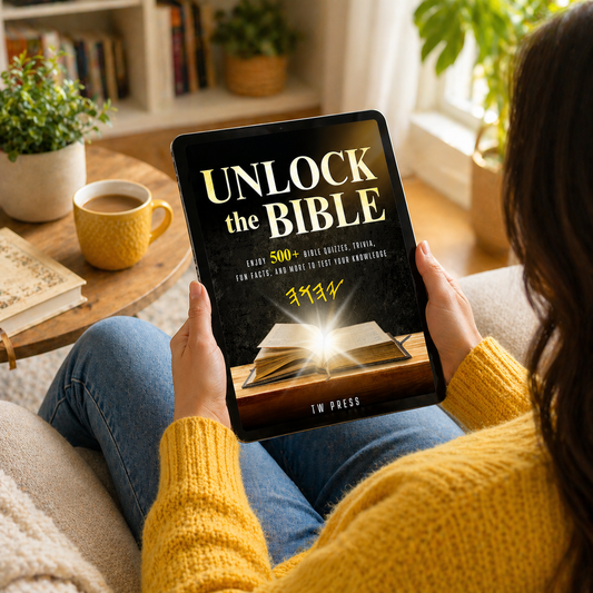 Unlock the Bible (Digital Download) – 500+ Bible Quizzes, Trivia & Fun Facts to Test Your Knowledge Instantly