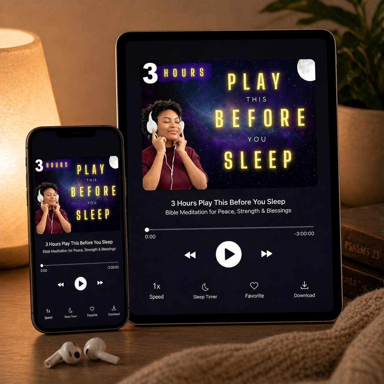 3 Hours Play This Before You Sleep – Bible Meditation (Ad-Free MP3 Download)
