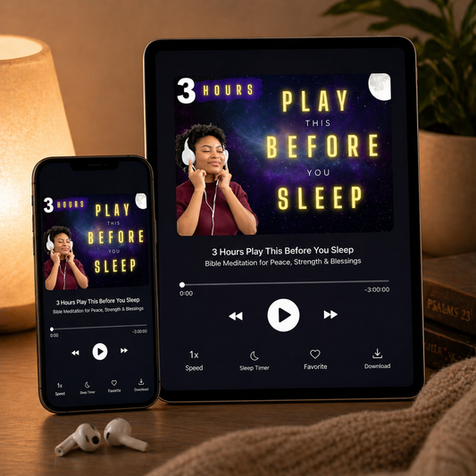 3 Hours Play This Before You Sleep – Bible Meditation (Ad-Free MP3 Download)