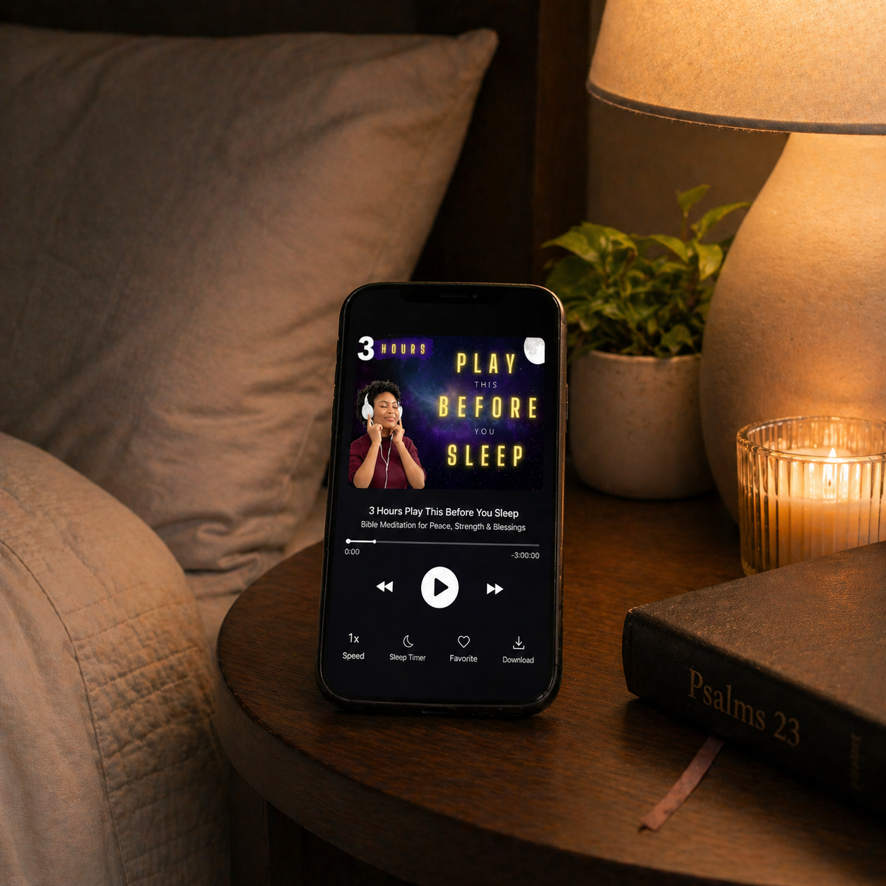 3 Hours Play This Before You Sleep – Bible Meditation (Ad-Free MP3 Download)