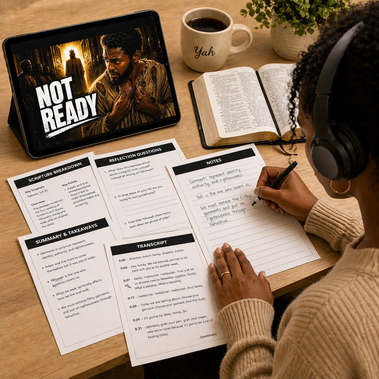 Choose Your Garment Bible Study Guide | Audio MP3 + Scripture Study + Lesson Transcript PDF Download