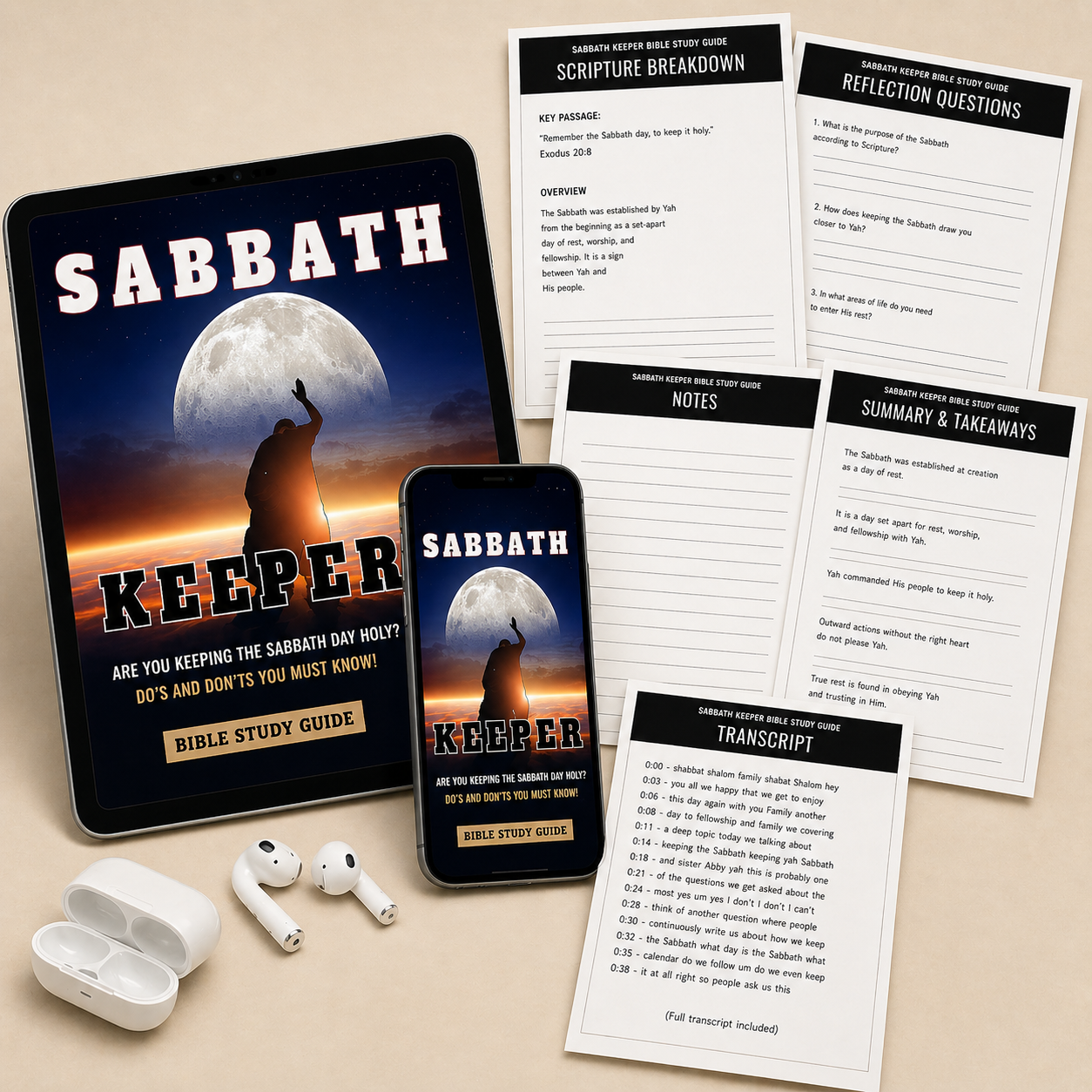 Are You Keeping the Sabbath Day Holy? Bible Study Guide + MP3 Audio Download | Enter Yah’s Rest & Align Your Life
