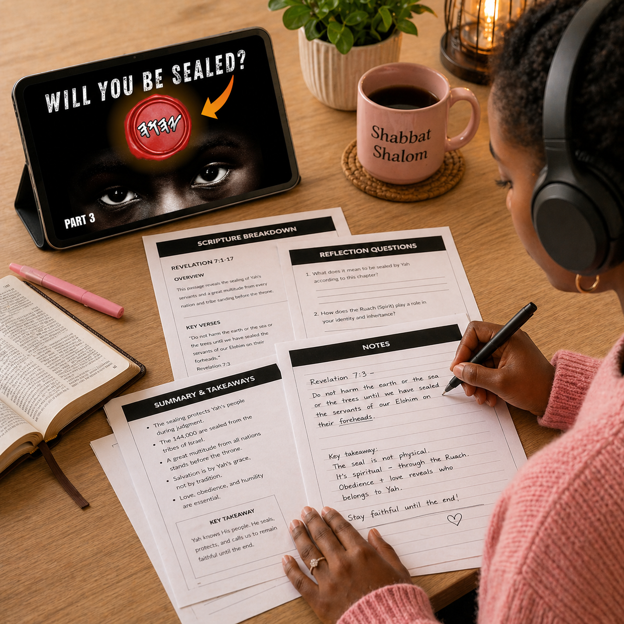 End Times Revelation Bible Study Guide pt. 3 | Understand the Seal, the 144,000 & Spiritual Readiness | Lesson Study Guide + Audio MP3 + Scripture Study + Lesson Transcript PDF Download