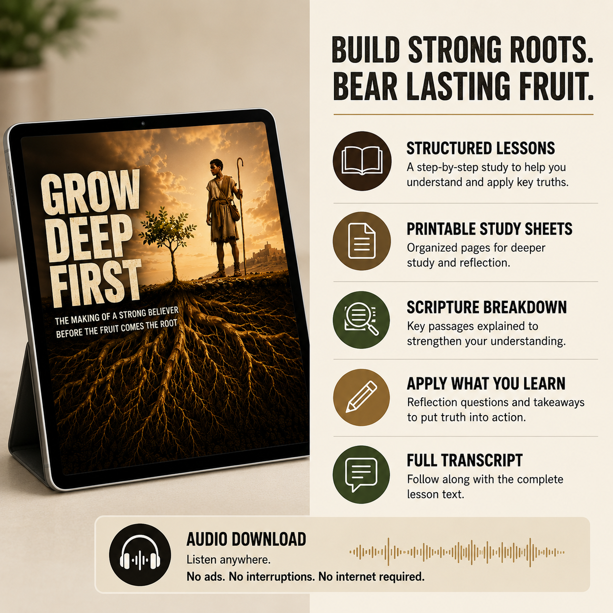 The Making of a Strong Believer | Before the Fruit Comes the Root Study Guide