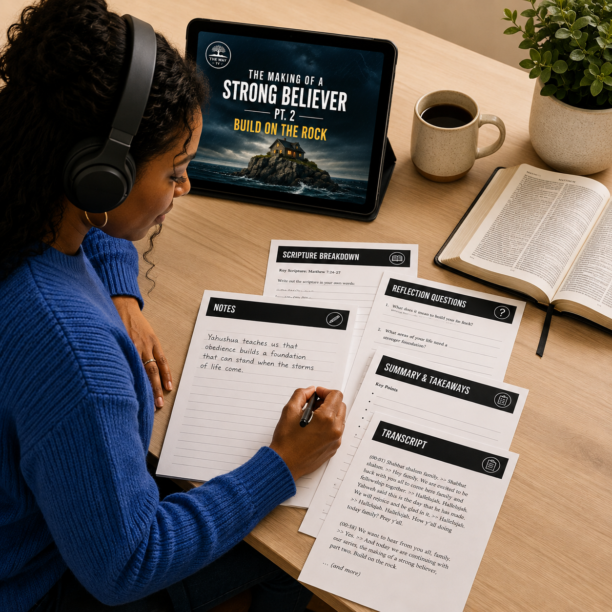 The Making of a Strong Believer Pt. 2 Bible Study Guide | Build on the Rock
