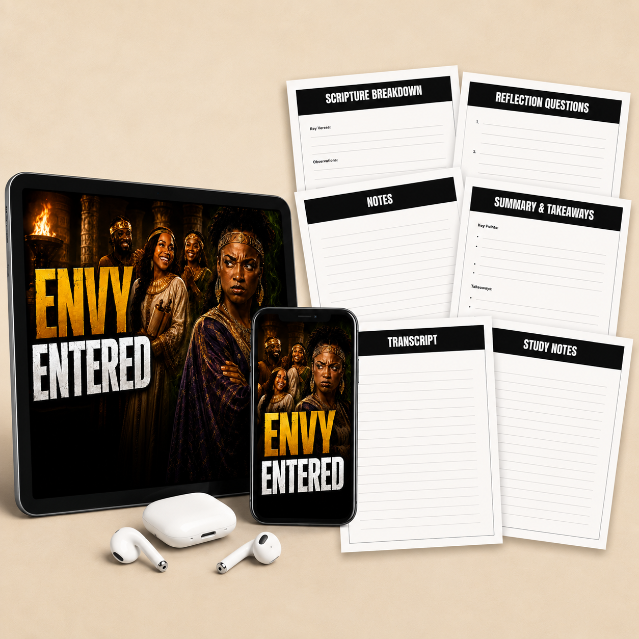 When Emotions Rule pt. 4 | When Envy & Jealousy Enter the Room Bible Study Guide | Break the Cycle of Comparison