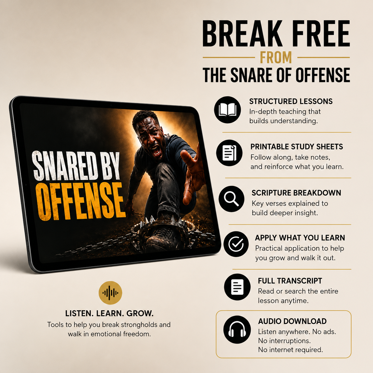 When Emotions Rule pt. 6 | The Snare of Offense Bible Study Guide
