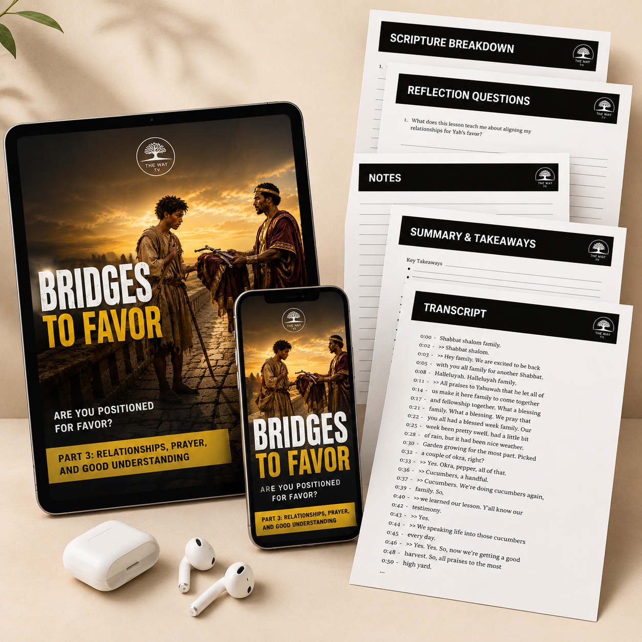 Are You Positioned for Favor? Part 3 Bible Study Guide | Align Your Life for Yah to Open Doors