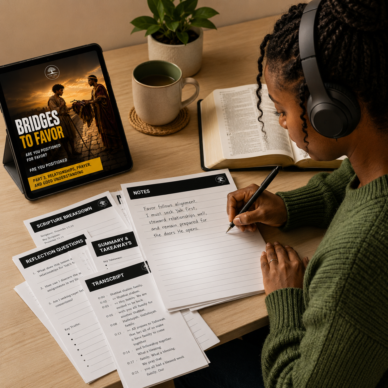 Are You Positioned for Favor? Part 3 Bible Study Guide | Align Your Life for Yah to Open Doors