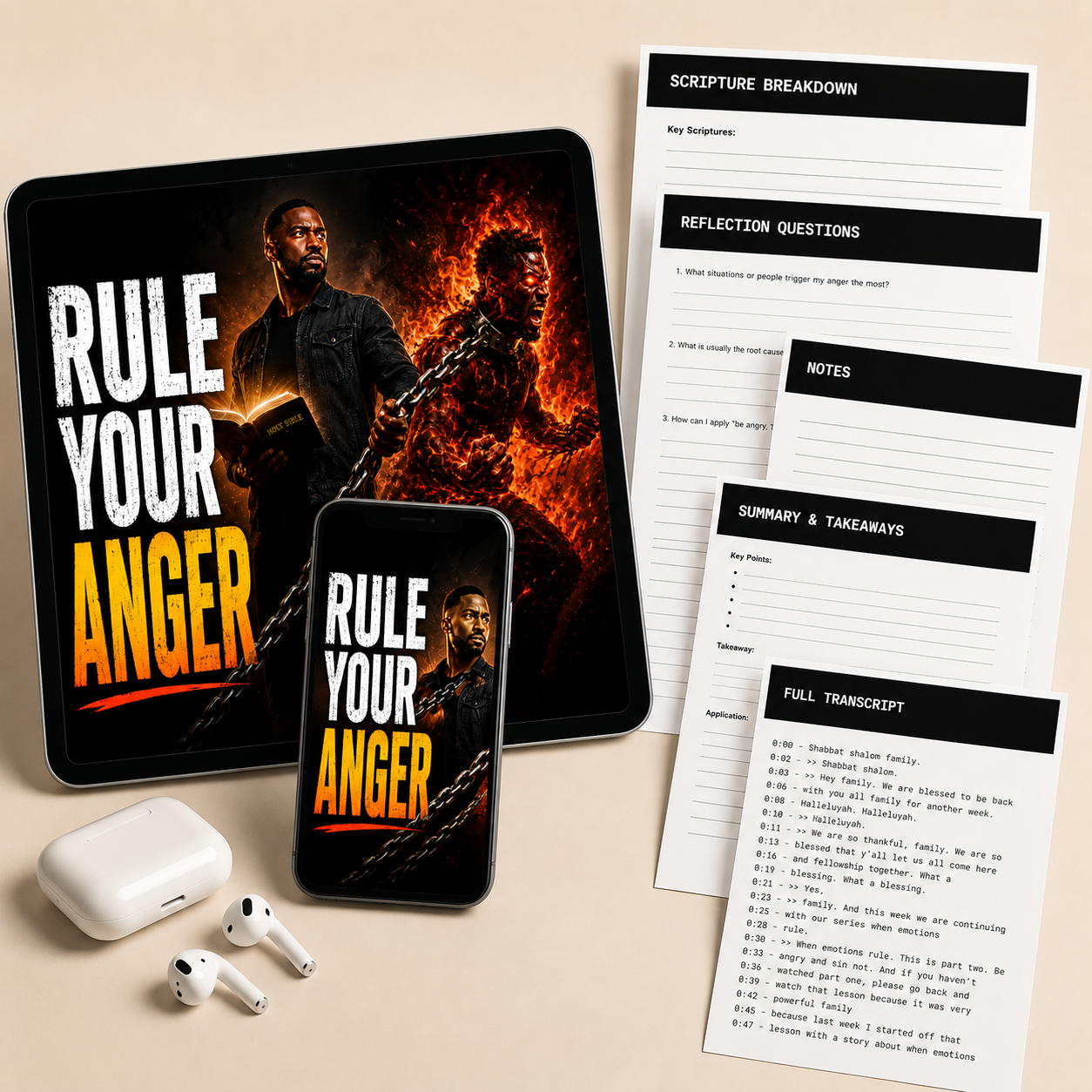 When Emotions Rule Part 2 Bible Study Guide | Rule Anger Yah’s Way and Walk in Spiritual Growth