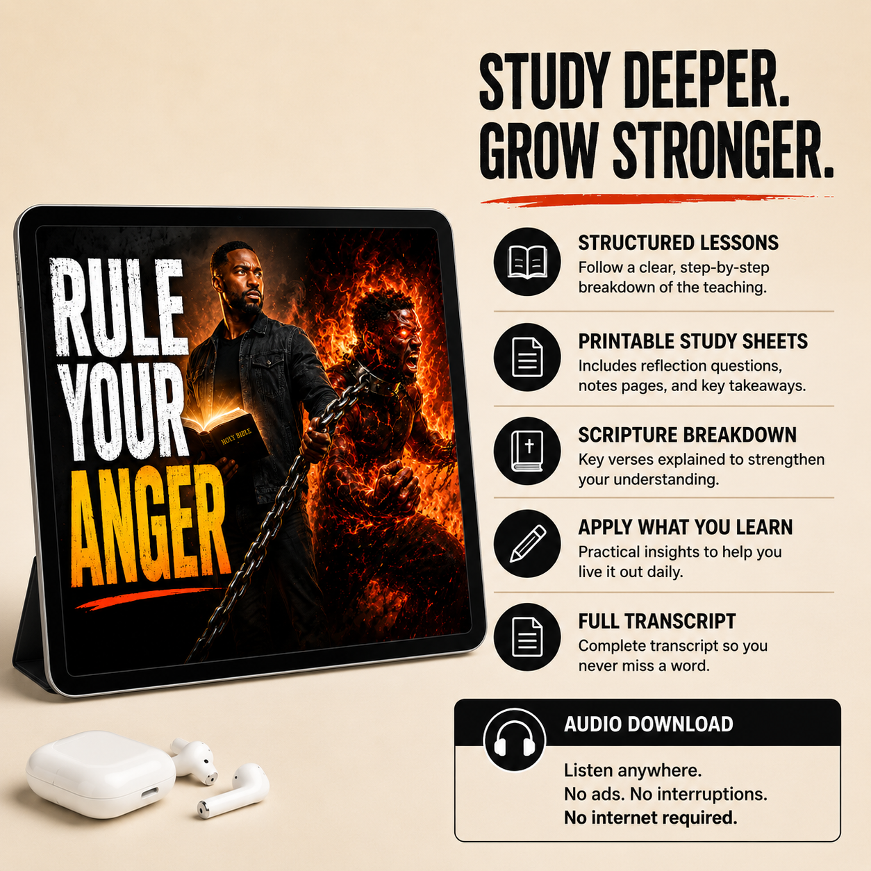 When Emotions Rule Part 2 Bible Study Guide | Rule Anger Yah’s Way and Walk in Spiritual Growth