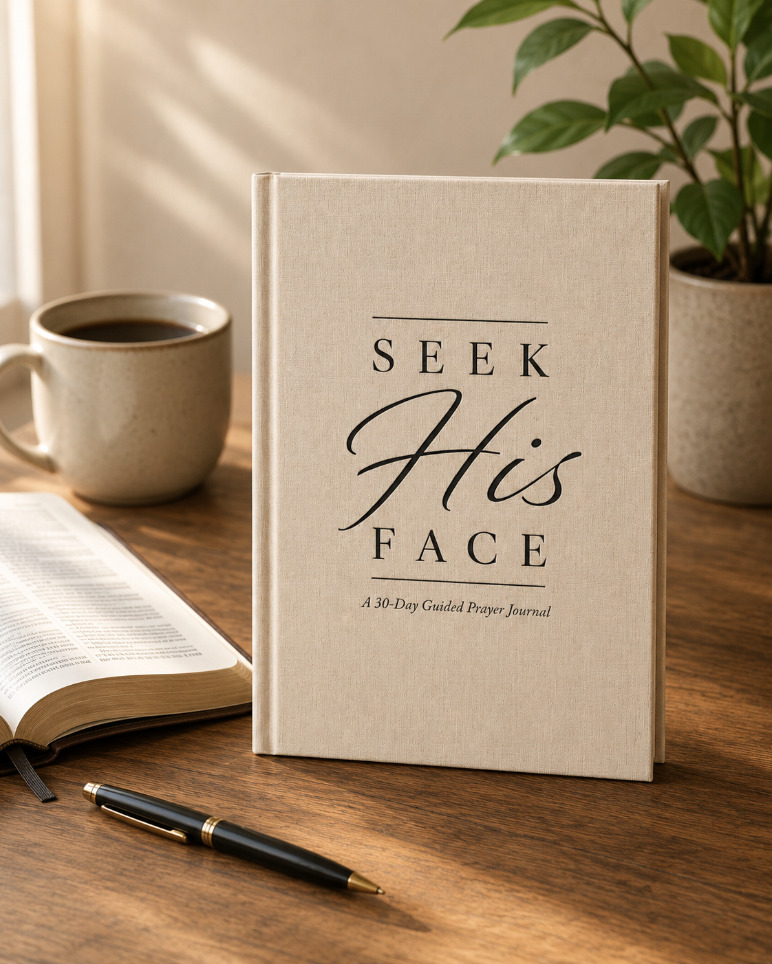 Seek His Face: A 30-Day Guided Prayer Journal: Build a Daily Prayer Habit with Scripture Reflection, Gratitude, Answered Prayers, and Spiritual Growth