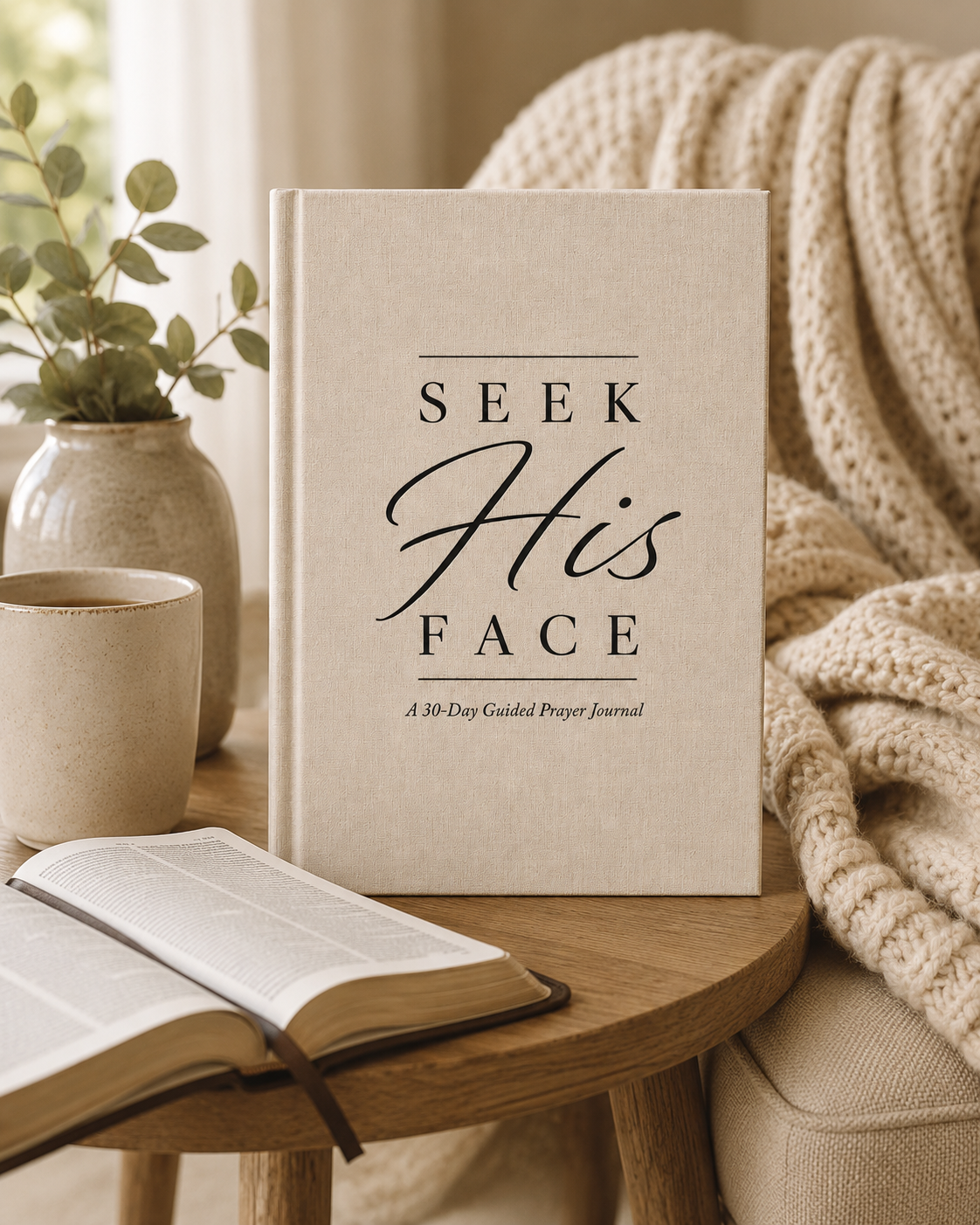 Seek His Face: A 30-Day Guided Prayer Journal: Build a Daily Prayer Habit with Scripture Reflection, Gratitude, Answered Prayers, and Spiritual Growth