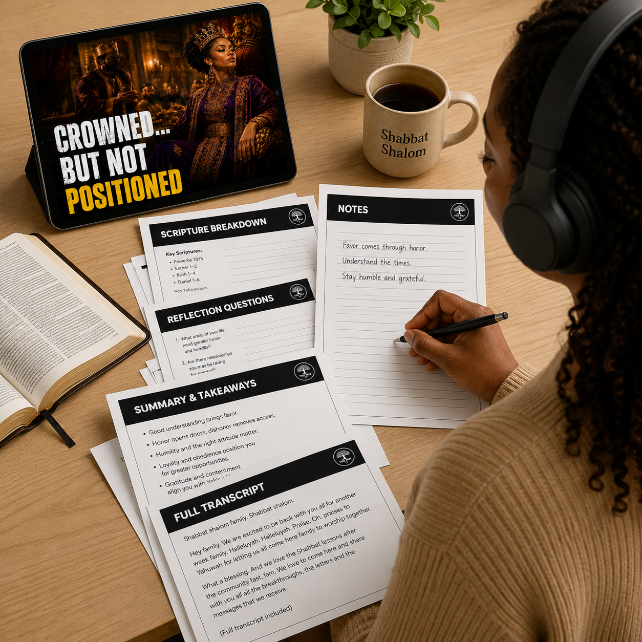 Positioned for Favor Part 2 Study Guide: Aligning Your Life for Yah to Open Doors