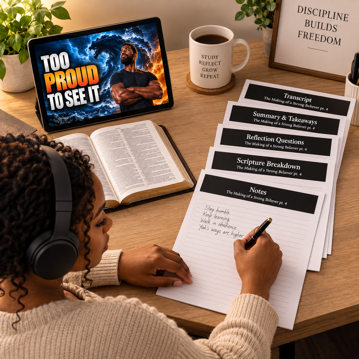 The Making of a Strong Believer pt. 4: Pride Makes You Weak Bible Study Guide