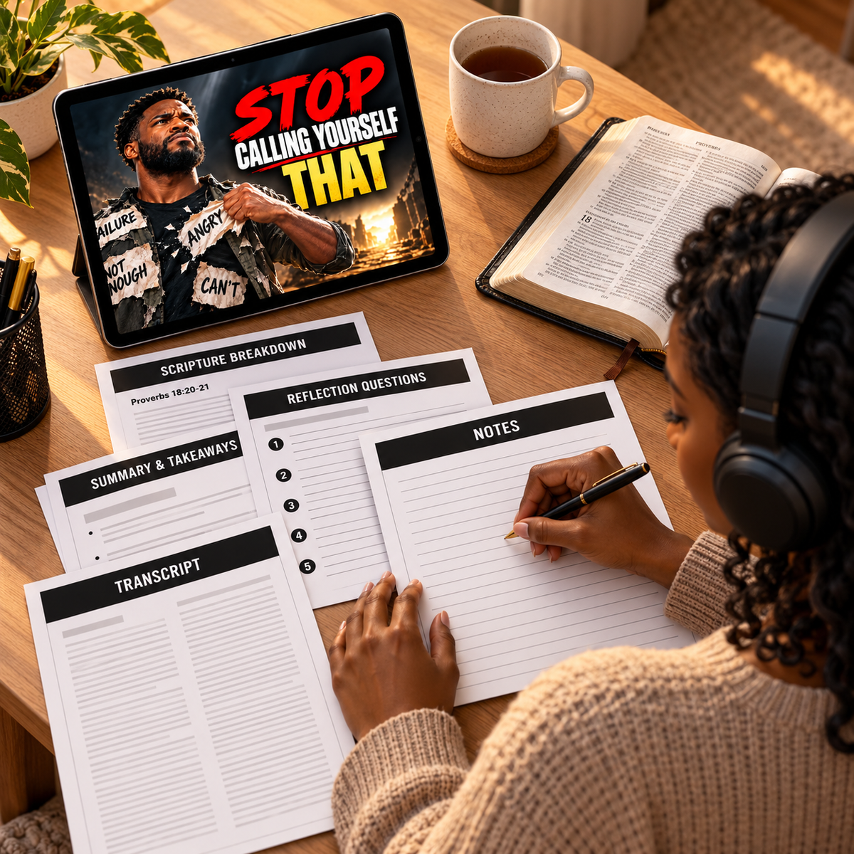 Your Words, Your Identity Bible Study Guide | Transform Your Speech & Strengthen Your Walk