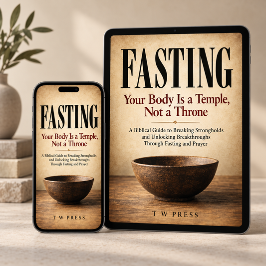 Fasting: Your Body Is a Temple, Not a Throne — Digital Book Download | Biblical Guide to Fasting, Prayer & Spiritual Breakthrough