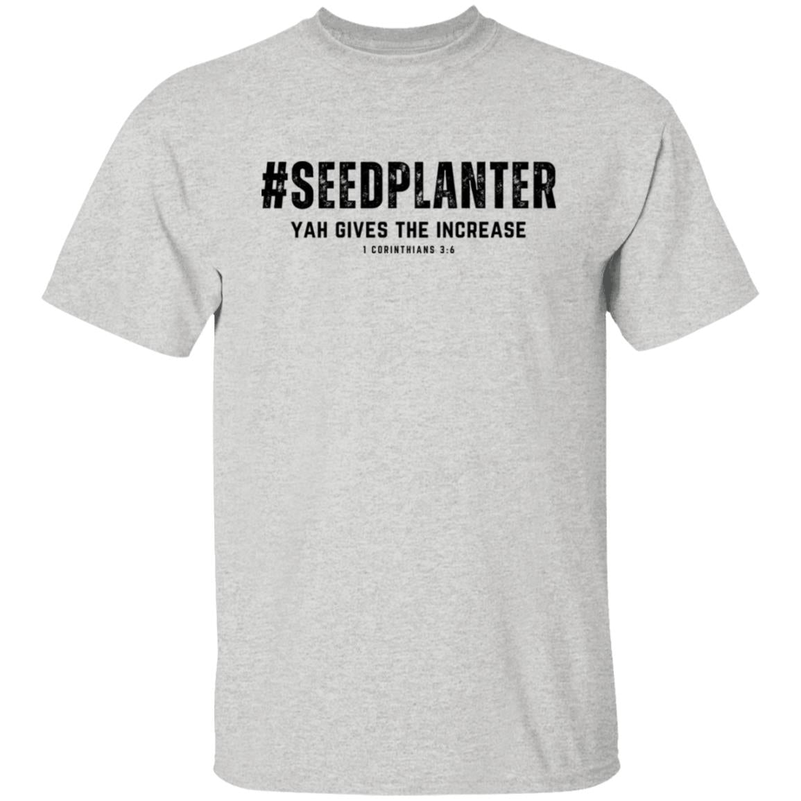 #SEEDPLANTER in Black Letters Unisex T-Shirt