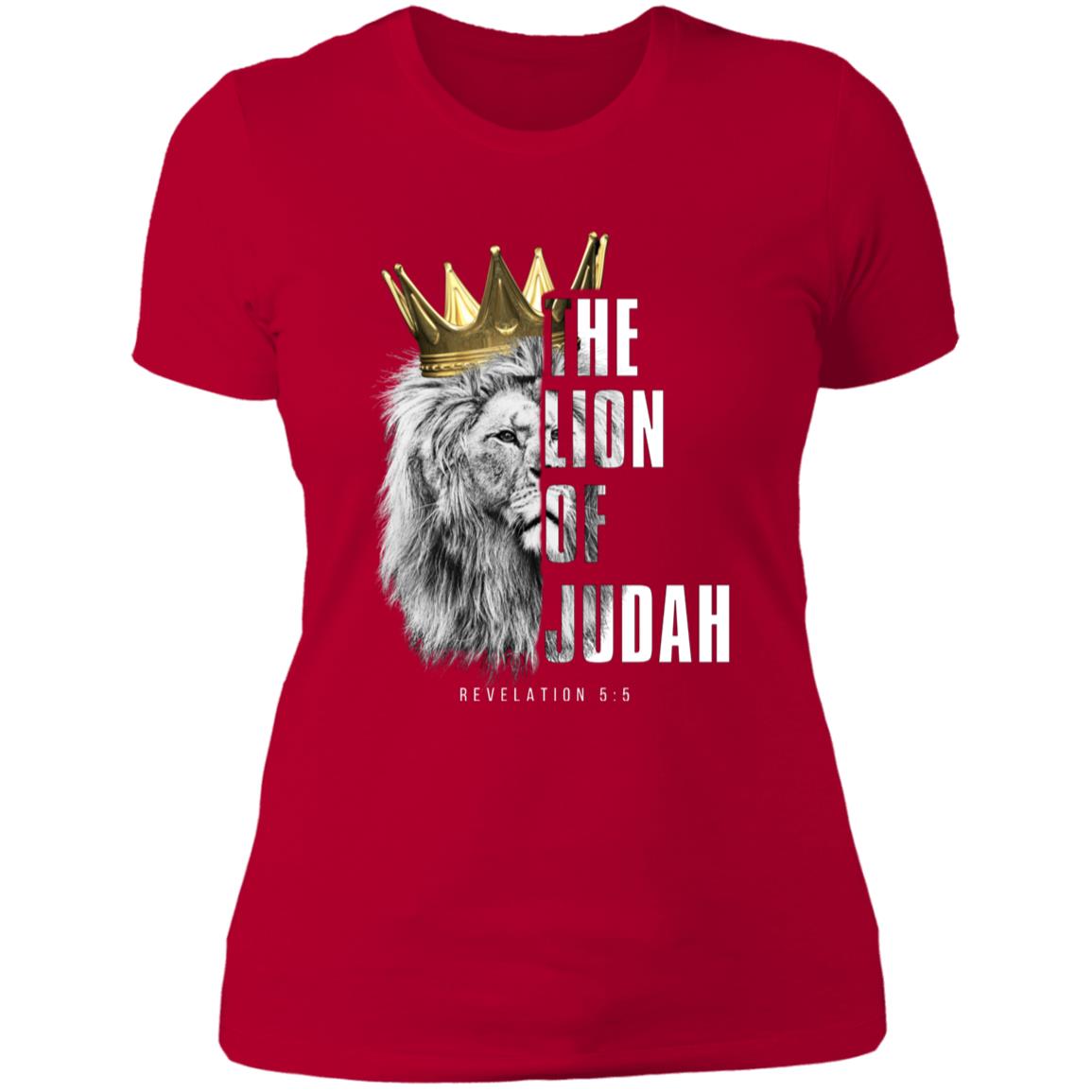 The Lion of Judah Ladies' Slim Fit T-Shirt