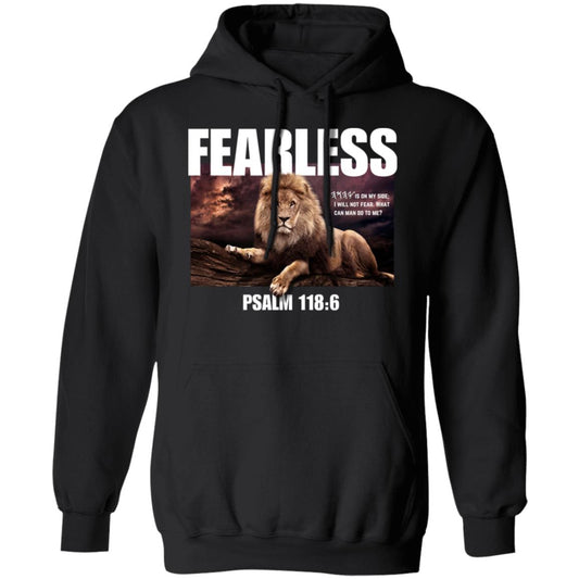 FEARLESS in White Letters Pullover Hoodie