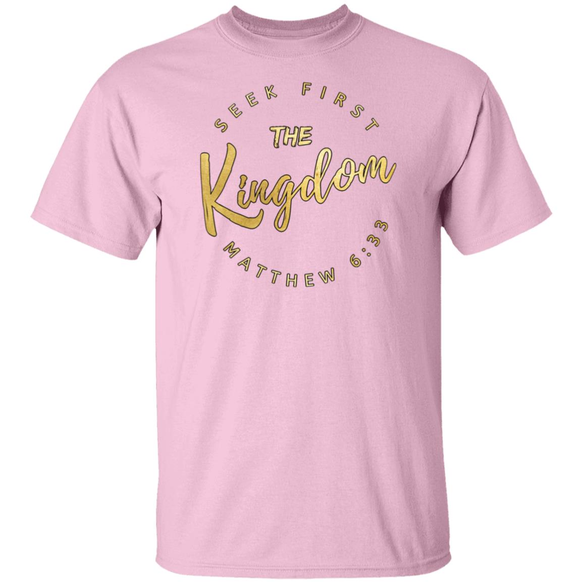 Seek First the Kingdom in Gold Unisex T-Shirt