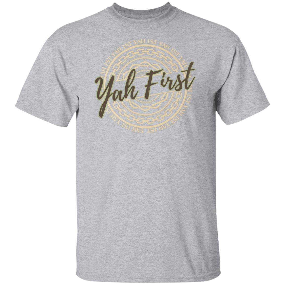 YAH First in Green Letters Classic Unisex T-Shirt