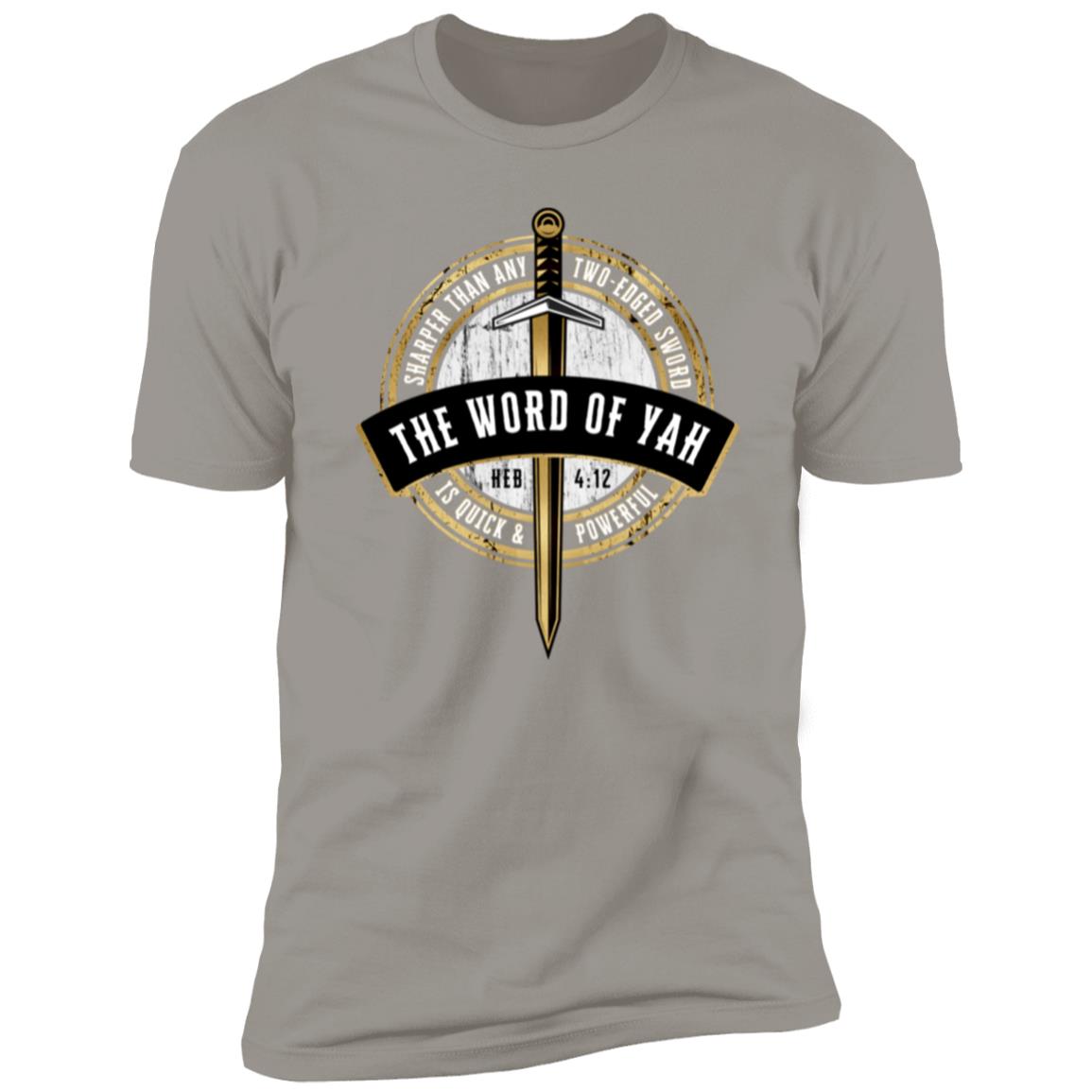 Gold WORD of YAH Premium Short Sleeve T-shirt