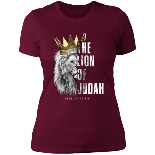 The Lion of Judah Ladies' Slim Fit T-Shirt