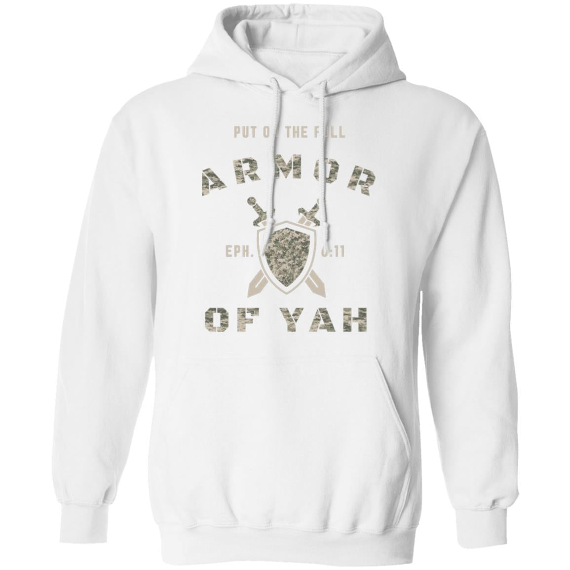 Full Armor of YAH Pullover Hoodie