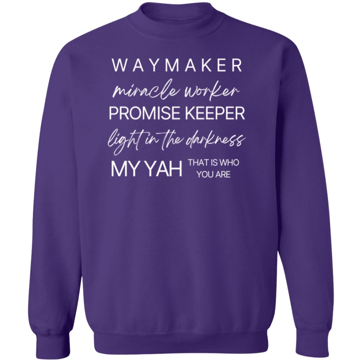 MY YAH Crewneck Pullover Sweatshirt