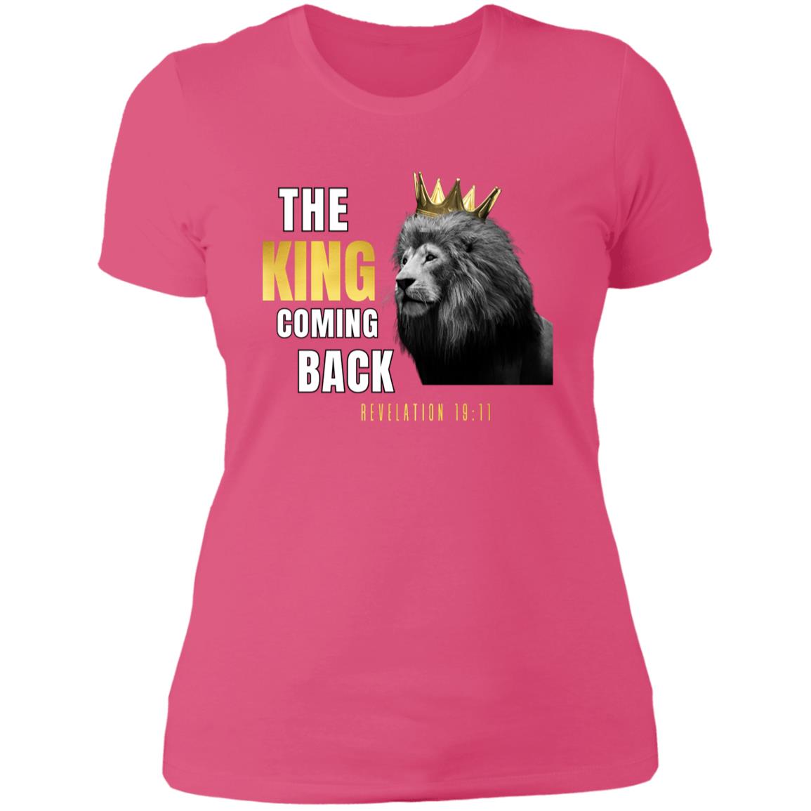 The KING Coming Back Slim Fit Ladies' T-Shirt